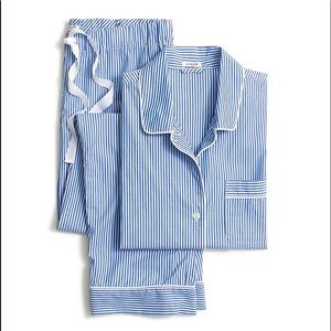 J. Crew Striped Pajama Set